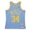 MITCHELL & NESS LOS ANGELES LAKERS SHAQUILLE O'NEAL 01-02' SWINGMAN 2.0 JERSEY COLUMBIA BLUE