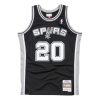 MITCHELL & NESS SAN ANTONIO SPURS MANU GINOBILI #20 SWINGMAN JERSEY BLACK/BLACK S