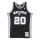 MITCHELL & NESS SAN ANTONIO SPURS MANU GINOBILI #20 SWINGMAN JERSEY BLACK/BLACK S