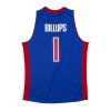 MITCHELL & NESS DETROIT PISTONS CHAUNCEY BILLUPS 2003-04 SWINGMAN JERSEY ROYAL