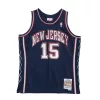 MITCHELL & NESS NEW JERSEY NETS VINCE CARTER NBA SWINGMAN JERSEY NAVY