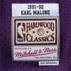 MITCHELL & NESS UTAH JAZZ KARL MALONE 91-92 #32 NBA SWINGMAN 2.0 JERSEY PURPLE