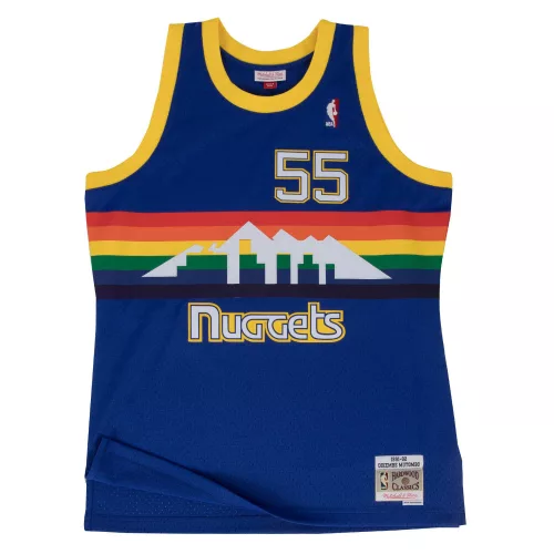 MITCHELL & NESS DENVER NUGGETS DIKEMBE MUTOMBO Swingman Jersey Royal