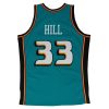MITCHELL & NESS DETROIT PISTONS GRANT HILL #33 SWINGMAN JERSEY TEAL