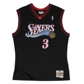   MITCHELL & NESS PHILADELPHIA 76ERS ALLEN IVERSON 00-01' #03 SWINGMAN 2.0 JERSEY BLACK