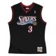 MITCHELL & NESS PHILADELPHIA 76ERS ALLEN IVERSON 00-01' #03 SWINGMAN 2.0 JERSEY BLACK