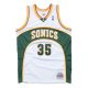 MITCHELL & NESS SEATTLE SUPERSONICS KEVIN DURANT 07-08 #33 SWINGMAN 2.0 JERSEY WHITE