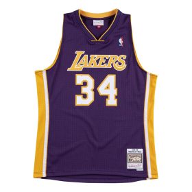   MITCHELL & NESS NBA SWINGMAN JERSEY LOS ANGELES LAKERS 99-00 SHAQUILLE O'NEAL PURPLE