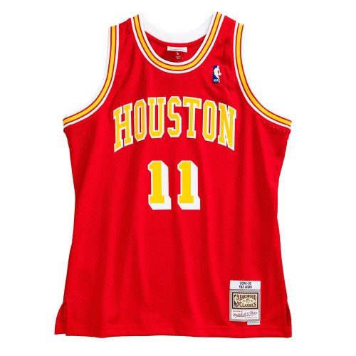 MITCHELL & NESS HOUSTON ROCKETS YAO MING 2004-05' #11 SWINGMAN JERSEY UNIVERSITY RED