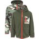 SPRAYGROUND DOUBLE TEDDY NYLON JACKET GREEN