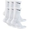 NIKE EVERYDAY CUSHIONED CREW 6PR SOCKS WHITE/BLACK