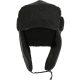 URBAN CLASSICS IMITATION LEATHER TRAPPER HAT BLACK