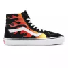 VANS FLAME SK8-HI REISSUE (Flame) Black/Black/True White
