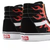 VANS FLAME SK8-HI REISSUE (Flame) Black/Black/True White
