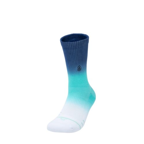 361° M's professional basketball long socks Blue/Green