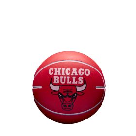WILSON NBA DRIBBLER CHICAGO BULLS BASKETBALL RED