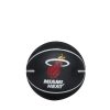WILSON NBA DRIBBLER MIAMI HEAT BASKETBALL BLACK