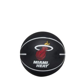 WILSON NBA DRIBBLER MIAMI HEAT BASKETBALL BLACK