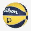 WILSON NBA TEAM TRIBUTE BSKT INDIANA PACERS NAVY 7