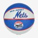 WILSON NBA TEAM RETRO MINI NEW JERSEY NETS BASKETBALL 3 BLUE/WHITE