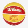 WILSON NBA TEAM RETRO MINI HOUSTON ROCKETS BASKETBALL 3 RED/ORANGE