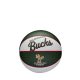 WILSON NBA TEAM RETRO MINI MILWAUKEE BUCKS BASKETBALL 3 GREEN/WHITE