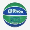 WILSON NBA TEAM RETRO MINI MINNESOTA TIMBERWOLVES BASKETBALL 3 GREEN/BLUE