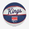 WILSON NBA TEAM RETRO MINI SACRAMENTO KINGS BASKETBALL 3 BLUE/WHITE