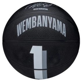   Wilson NBA Player Icon Mini Basketball Victor Wembanyama Black