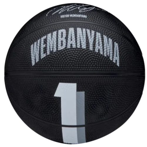 Wilson NBA Player Icon Mini Basketball Victor Wembanyama Black