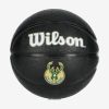 WILSON NBA TEAM TRIBUTE MINI BLACK MILWAUKEE BUCKS Black