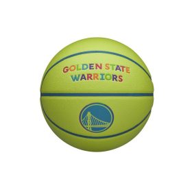 Wilson NBA Team Neon Golden State Warriors BSKT Green