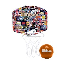 Wilson NBA Team Retro Mini Hoop Multicolor